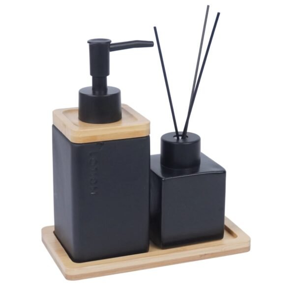 Dispenser y Difusor en Cerámica negra