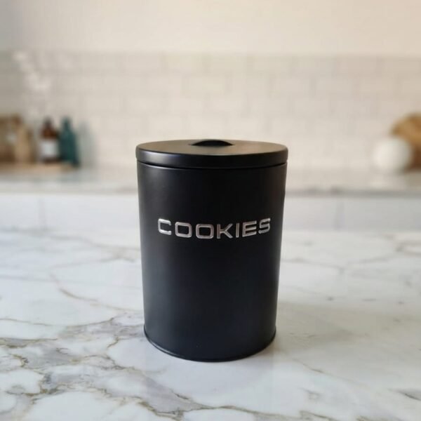 Lata Cookies Negra